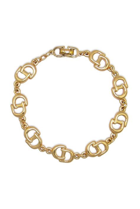 dior bracelet women gold|christian Dior gold bracelet.